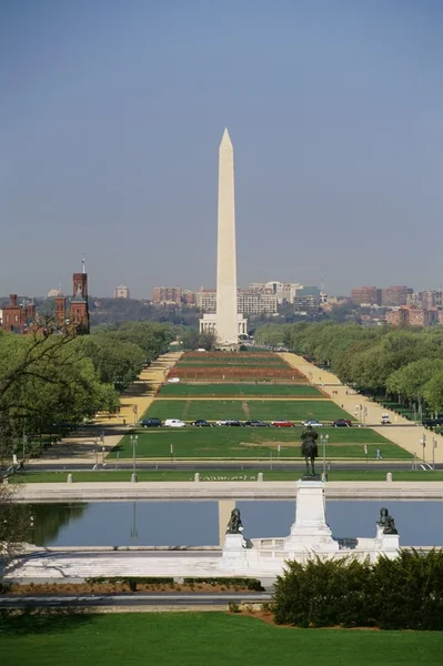 Krajowe centrum Pomnik Waszyngtona w Waszyngtonie, dc, Stany Zjednoczone Ameryki — Zdjęcie stockowe