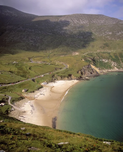Baía de Keem na Ilha Achill na Irlanda — Fotografia de Stock
