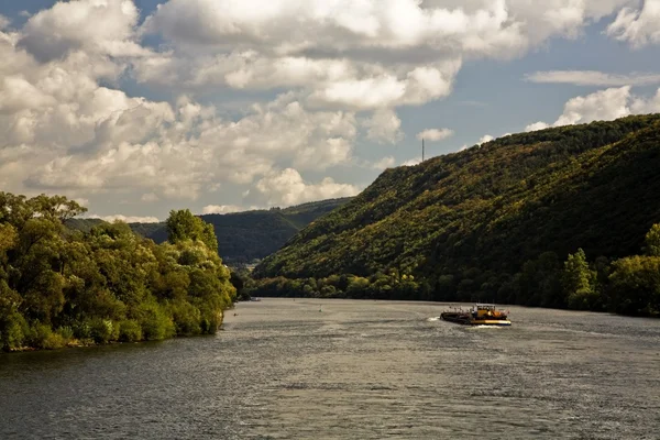 Moselle Nehri, Almanya, Avrupa — Stok fotoğraf