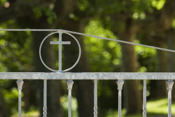 Cancelli della chiesa di ferro — Foto Stock