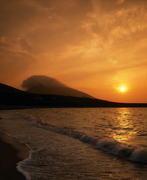 Achill Island, Slievemore From Doogort Beach, Ireland — Stock Photo, Image