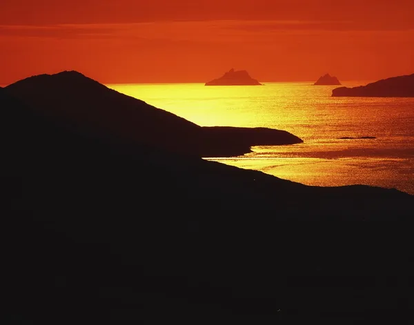 Co kerry, skellig skały z waterville, Irlandia — Zdjęcie stockowe