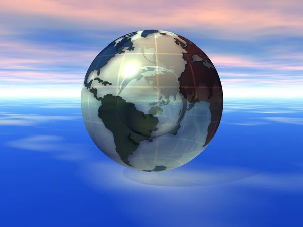 3D-моделі Землі — стокове фото