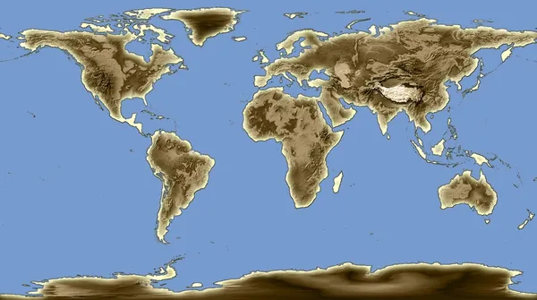 Ilustración del mapa mundial — Foto de Stock