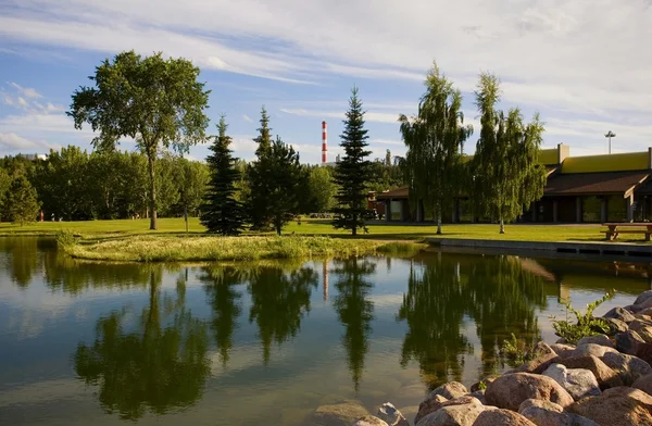 kulüpte golf sahası