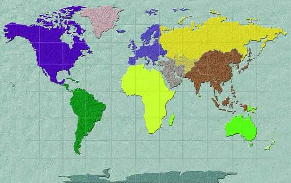 Иллюстрация карты мира