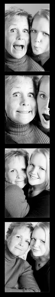 Montage Of Two Women — Stock Photo, Image