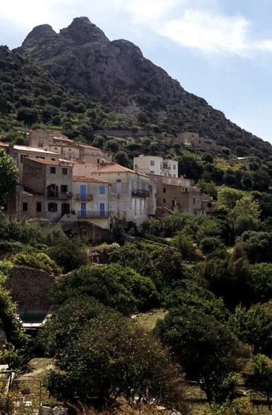 Zboczach na Korsyce, Francja — Zdjęcie stockowe