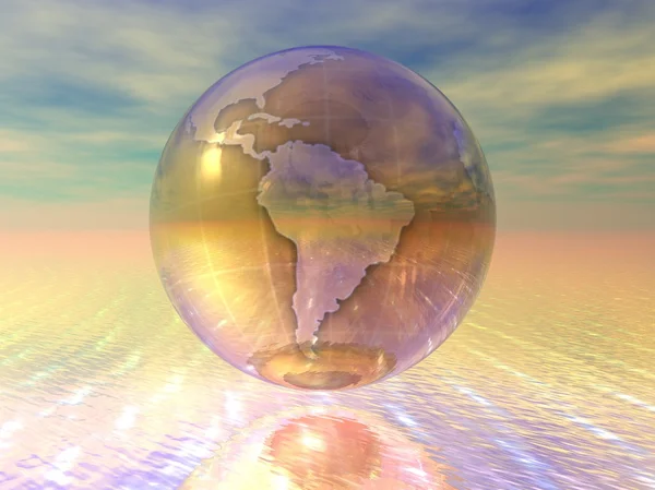 3D Globe — Stock Photo, Image