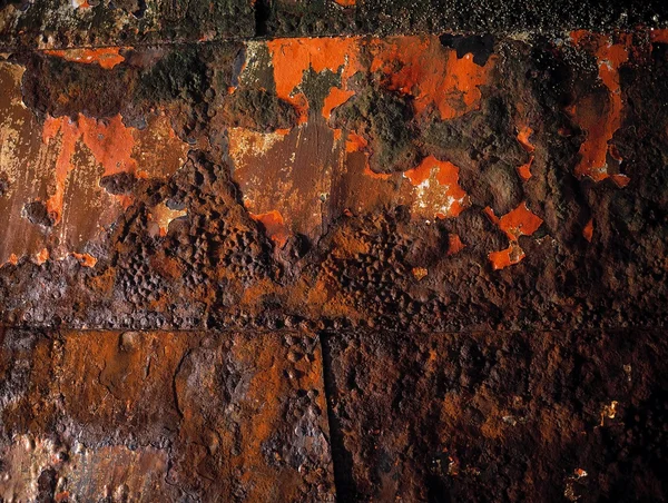 Rust On Wrecked Boat At Baltray Beach In County Louth, Ireland — Stock Photo, Image