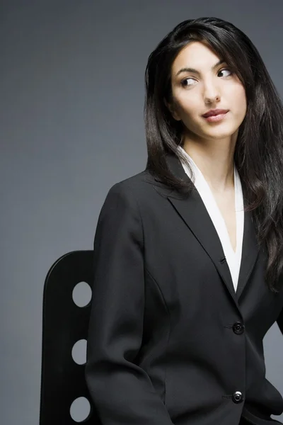 Businesswoman Sitting On A Chair — Stock Photo, Image