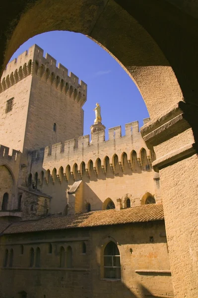 Palais pontifical d'Avignon, Vaucluse, France, Europe — Photo