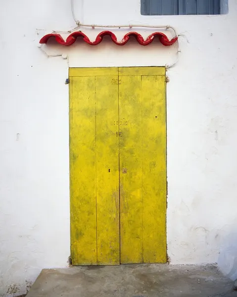 Vila D'eivissa, Ibiza, Balearic Islands, Spain. Doorway In Spain — Stock Photo, Image