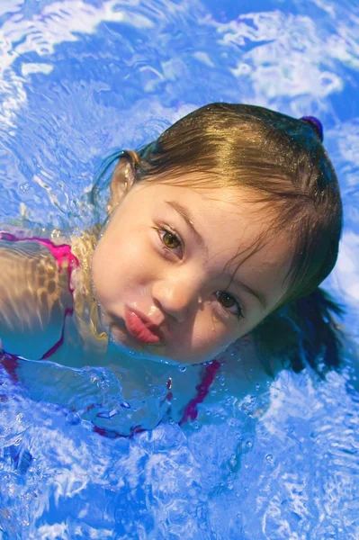 Girl In Swimming Pool Royalty Free Stock Images
