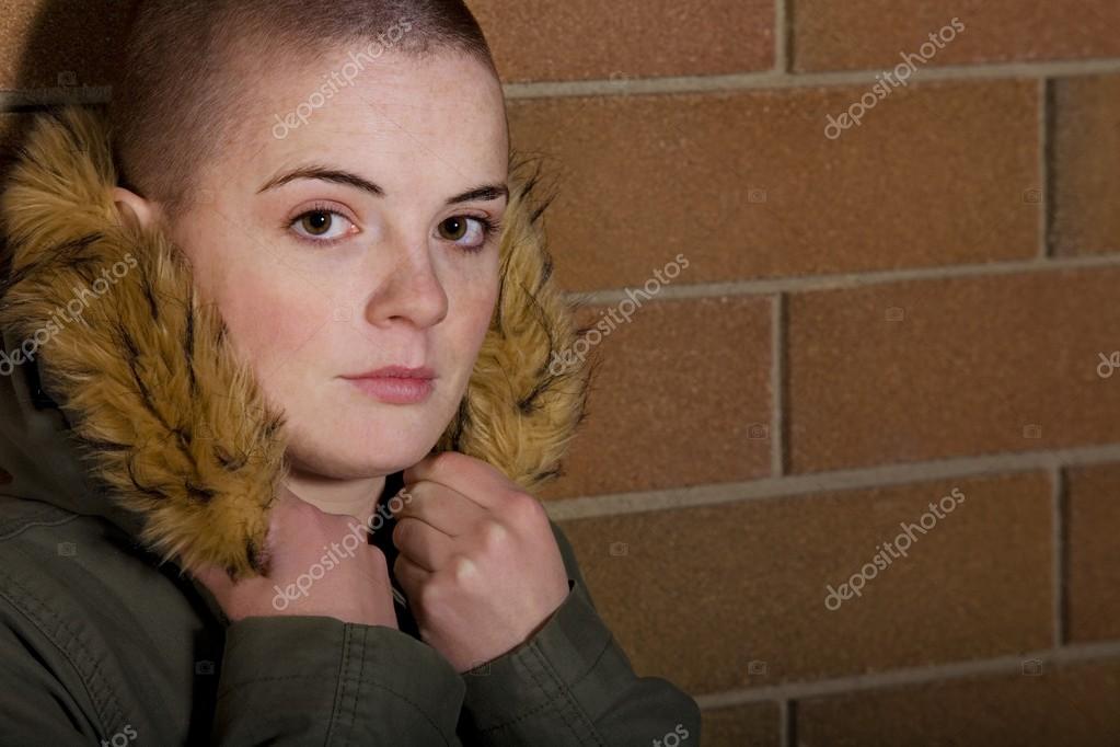 Woman shaved head Stock Photos, Royalty Free Woman shaved head Images |  Depositphotos