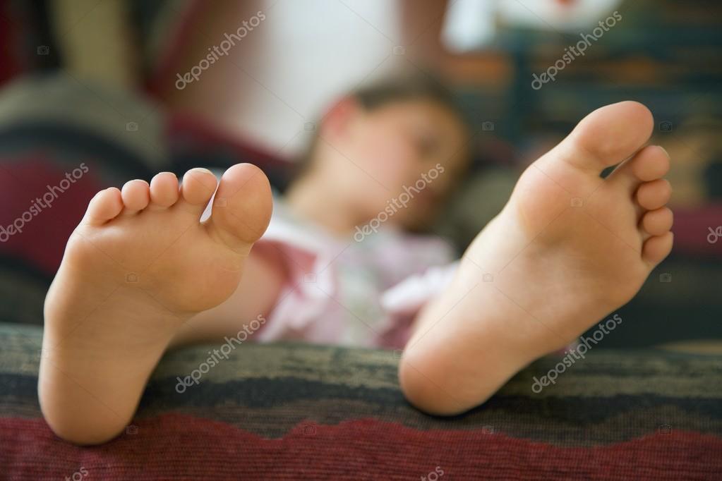 Brunette Teen Feet Soles