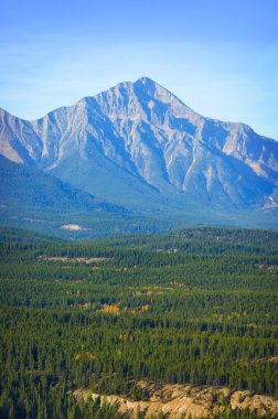 Mountains In Jasper National Park, Alberta, Canada clipart