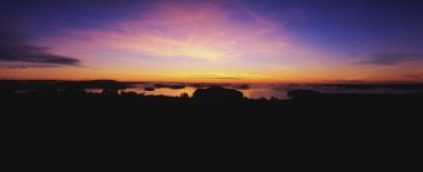 Sunrise lough ley, boyle, co roscommon, İrlanda