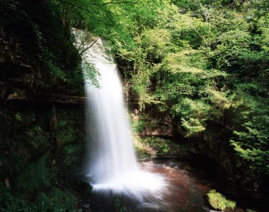 Glencar şelale, co. antrim, İngiltere