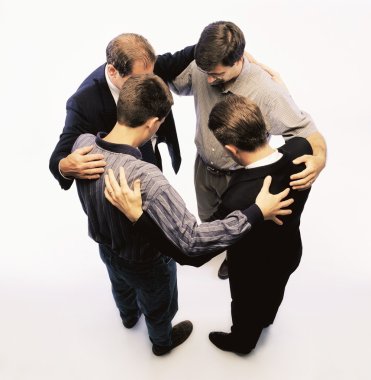 Praying Together clipart