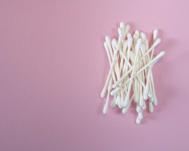 pembe yüzeyi pamuk temizleme bezi