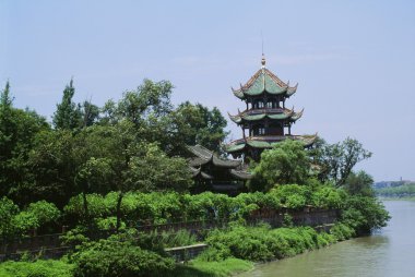 Pagoda At The Summer Palace In Beijing, China clipart