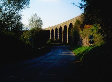 terkedilmiş tren viyadük, kilmacthomas, co waterford, İrlanda