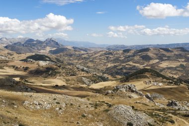 antequera, İspanya'da el torcal peyzaj