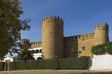 kalede zafra, şimdi bir İspanyol parador, badajoz, extremadura, spain