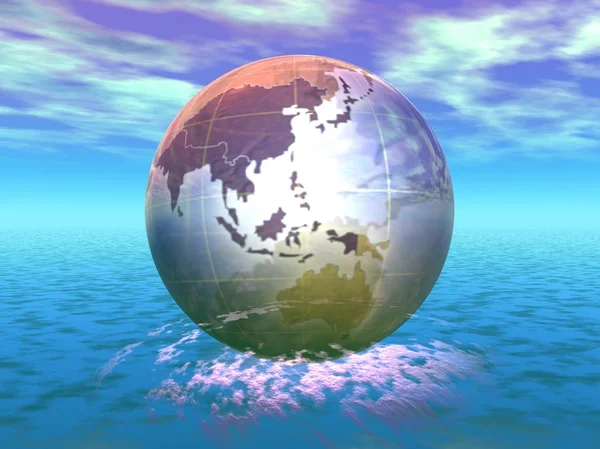 Globo 3d — Foto Stock