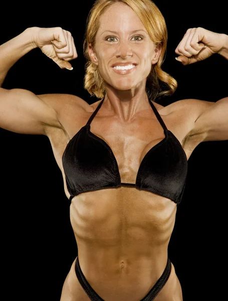 Kvindelig bodybuilder - Stock-foto