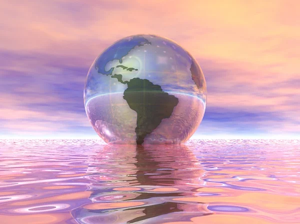 3D Globe — Stock Photo, Image