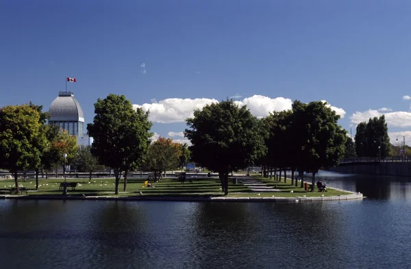 Parc du bassin bonsecours, 몬트리올, 퀘벡, 캐나다 — 스톡 사진