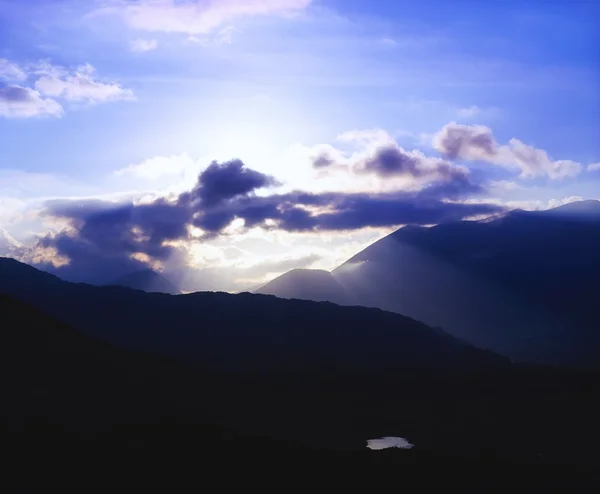 Co kerry, pohoří macgillycuddy zavání, moll's gap, killarney, Irsko — Stock fotografie