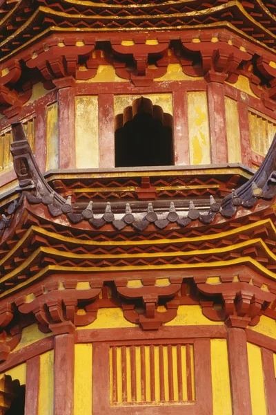 Detail einer Pagode in Suzhou, China — Stockfoto