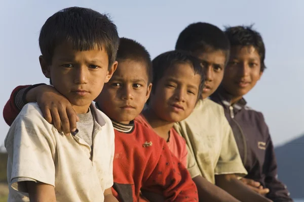 Groep van jongens — Stockfoto