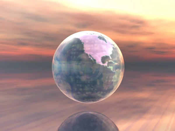 3d глобус — стоковое фото