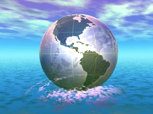 3D Globe — Stock Photo, Image