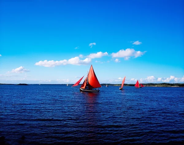 Galway Hookers, Kinvara, Co Galway, Ireland — Stock Photo, Image