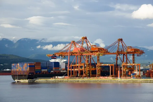 Docks In Vancouver, British Columbia, Canada — Stock Photo, Image