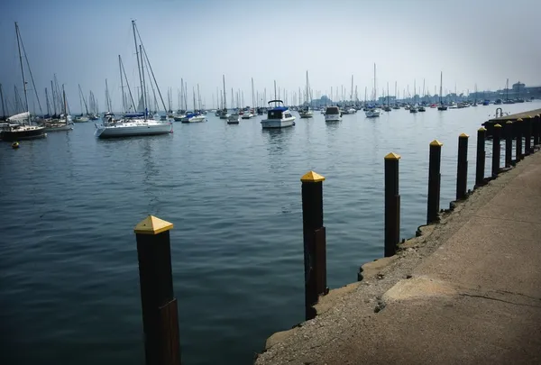 Hamnen i Chicago, Illinois, Usa — Stockfoto