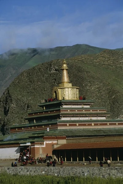 Labrang kloster i Skardu, Kina — Stockfoto