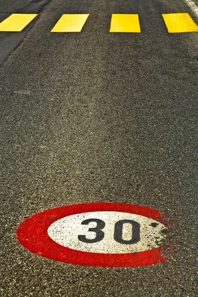 Markings On A Runway — Stock Photo, Image