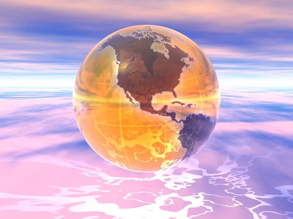 3D Globe — Stock Photo, Image