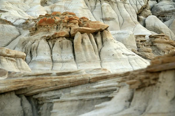 Hoodoos v drumheller, alberta — Stock fotografie