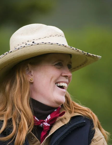 Portrait Of Cowgirl — Stock Photo, Image