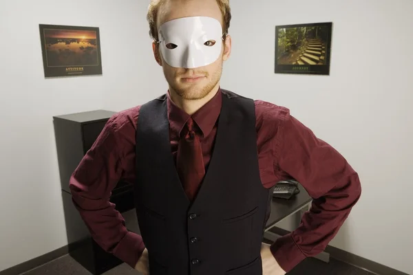 Man Wearing A Mask — Stock Photo, Image