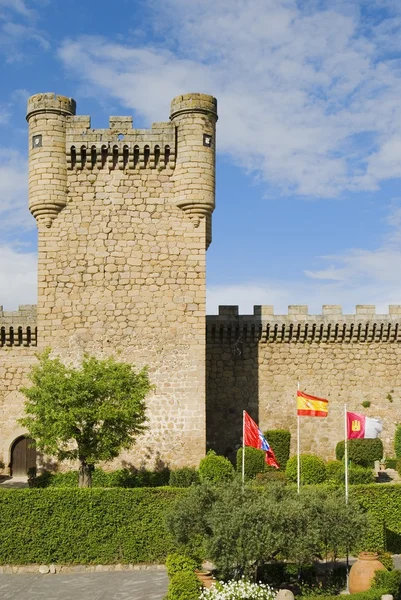 14. yüzyılda kale oropesa, toledo, castilla-la mancha, İspanya — Stok fotoğraf