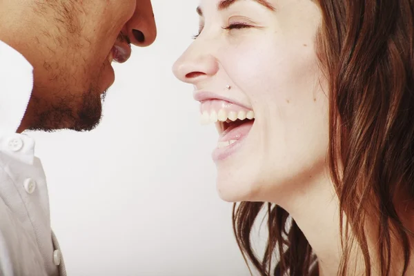 Rindo juntos — Fotografia de Stock