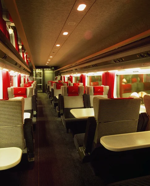 Tren interior — Foto de Stock